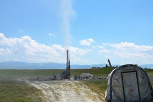Sondaj kuyusundan gaz çıktı