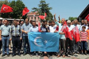 Edirne'de 'Doğu Türkistan' protestosu düzenlendi