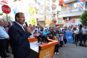 Çavuşoğlu, Bursa Orhangazi'de açıklamalarda bulundu