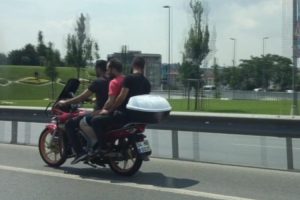 E-5'te tehlikeli yolculuk
