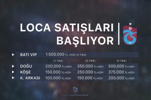 Trabzonspor loca fiyatlarını TL'ye çevirdi