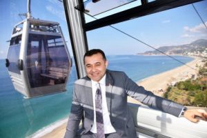 Turizm şehrinin yeni gözdesi teleferik
