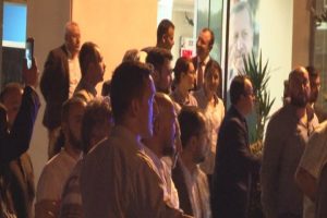 Erdoğan, AK Parti İl Başkanlığında düzenlenen toplantıya katıldı