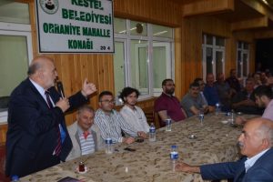 AK Parti Bursa Milletvekili adayı Yelis, ahududu üreticileri ile bir araya geldi