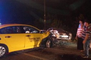 Feci trafik kazası: 6'sı çocuk 9 yaralı