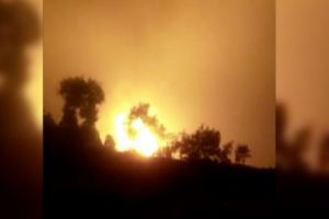 Doğalgaz boru hattında patlama: 24 yaralı