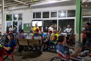 Bursalı bisikletçiler sahur yaptı