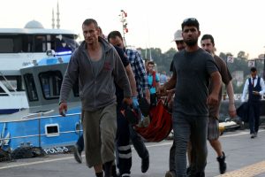 Haliç'te intihar girişimi