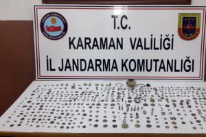 527 parça tarihi eser ele geçirildi!