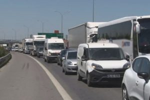 Bayram trafiği başladı!