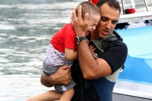 Poyraz bebek büyük tehlike atlattı