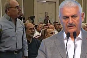 Başbakan konuşurken ayağa kalkıp, bunları söyledi!