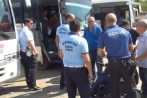 Engelli aracıyla minibüse alınmadı!