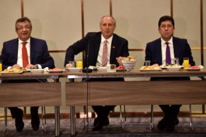 İnce, genel yayın yönetmenleriyle bir araya geldi