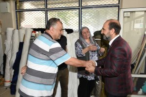Bursa Yıldırım Belediye Başkanı Edebali esnafı ziyaret etti