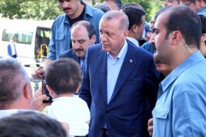 Cumhurbaşkanı Erdoğan'dan taziye ziyareti