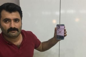 15 Temmuz gazisinin kapısına mermi bıraktılar