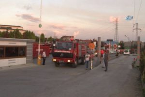 Tuzla'da yangın paniği
