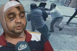 Gazi ve kardeşine çirkin saldırı