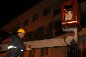 Trafo yangınında panik!