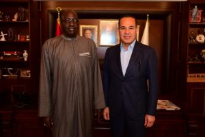 Başkan Sözlü Senegal Büyükelçisi'ni ağırladı