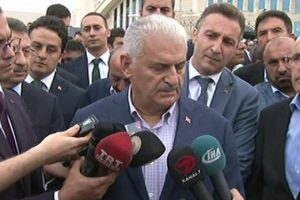 Başbakan Yıldırım, Adnan Ertürk'ün cenaze namazına katıldı