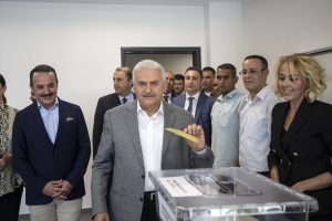 Başbakan Yıldırım'ın oy kullandığı sandıktan ''Erdoğan'' çıktı