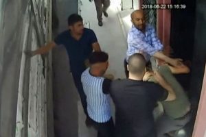 İş yerini basıp öldüresiye dövdüler