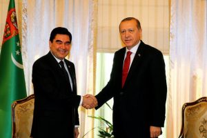 Türkmenistan Devlet Başkanından Cumhurbaşkanı Erdoğan'a kutlama