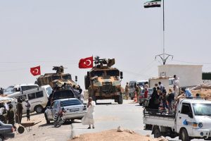 TSK Münbiç'te devriye faaliyetini sürdürüyor