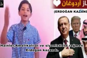 Filistinli çocuğun Erdoğan sevgisi