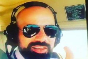Hayatını kaybeden pilotun son görüntüleri
