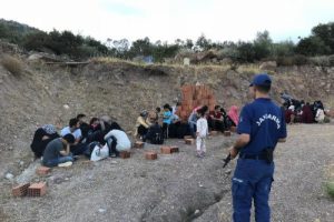 75 kaçak göçmen yakalandı