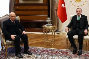 Erdoğan ve Bahçeli görüşmesi başladı