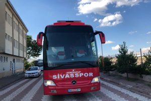 Sivasspor takım otobüsü yeniden tasarlandı