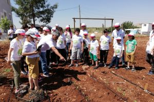 Minik öğrencilere organik tarım anlatıldı