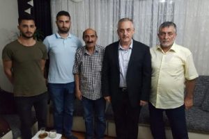 Remzi Aydın'dan Özkan ailesine teselli ziyareti