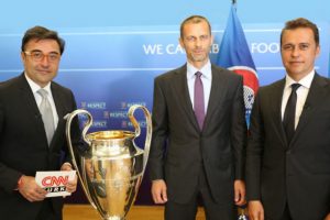 Ceferin: Türk futbolu çok iyi bir lidere sahip