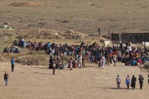 Ürdün sınırına göç devam ediyor