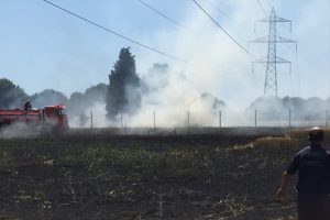 Silivri'de buğday tarlası küle döndü!