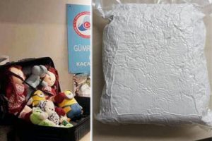 30 kilo kokaini oyuncakların arasına gizlemiş