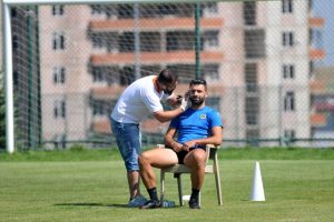 Alanyaspor çalışmalarını sürdürüyor