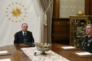 Erdoğan Orgeneral Akar'ı kabul etti