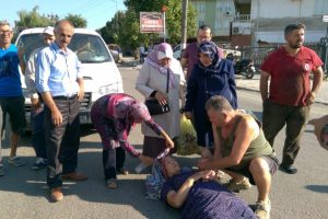 Bursa'da kamyonet yayaya çarptı