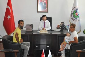 Minik Rüya'nın ailesinden teşekkür ziyareti