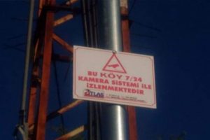 O köyde güvenlik böyle sağlanıyor