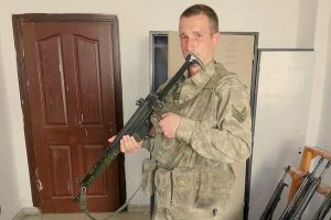 Şehit Uzman Çavuş Korkut'un cenazesi Adli Tıp Kurumu'na getirildi