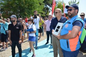 Bursa İznik triatlonu rekor katılımla başladı
