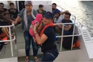 Bodrum açıklarında 15 kaçak göçmen yakalandı