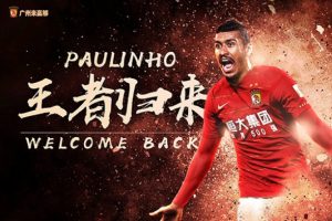 Paulinho, Guangzhou Evergrande'ye geri döndü